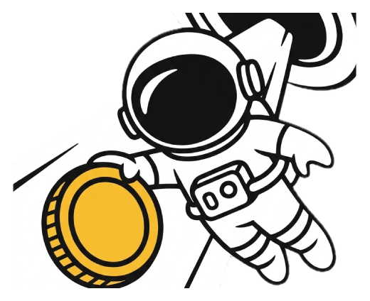 Astronaut in the air